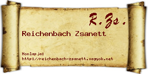 Reichenbach Zsanett névjegykártya